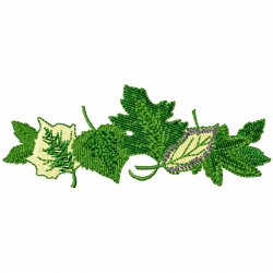 Leaves Embroidery Design 8